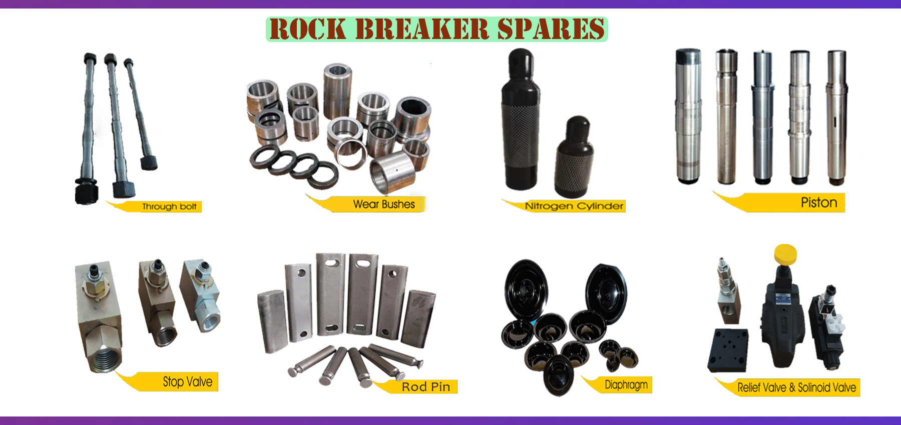 rock breaker parts