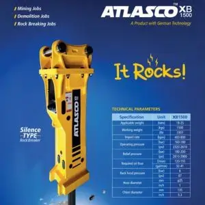 ATLASCO XB1500 ROCK BREAKER